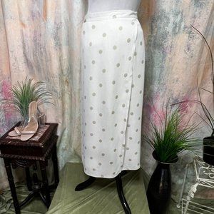 VTG 📌Christine Laure - Paris 80s/90s Wrap Optic Maxi Viscose Blend Skirt